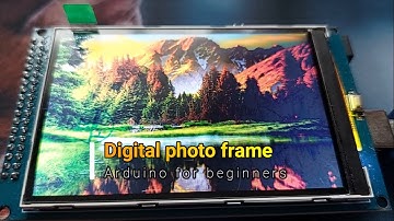 Digital Photo Frame - Arduino Mega 2560 R3 with 3.5 inch TFT display - ILI9486 library - (with code)