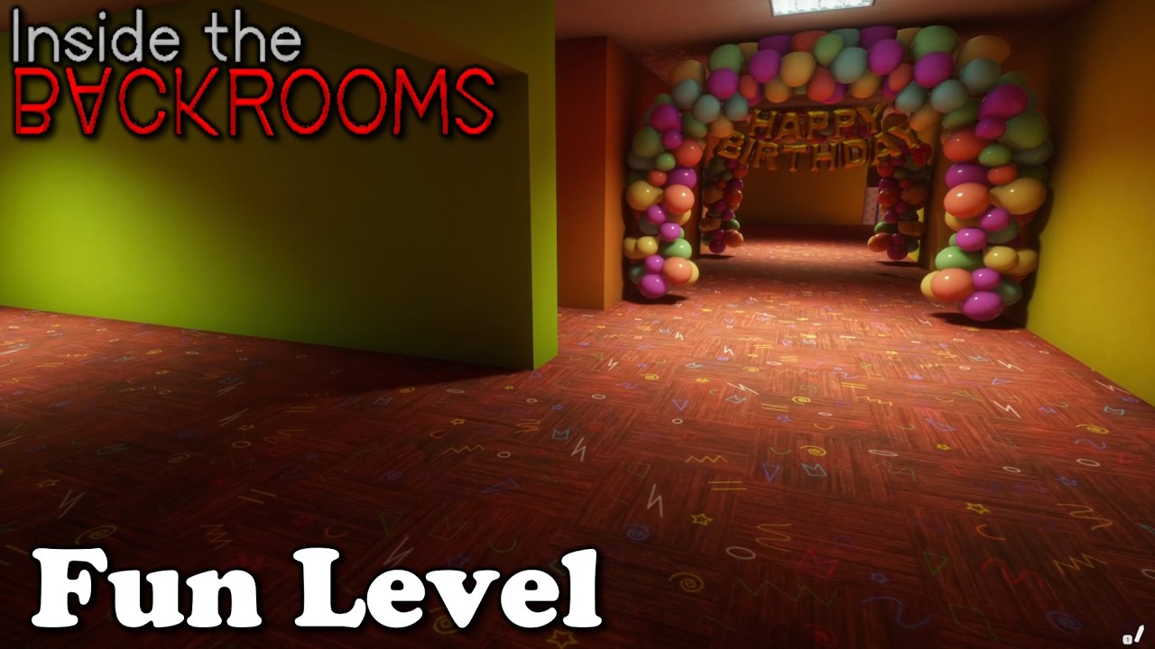 [BLIND] Mit Yeeting Inside the Backrooms anspielen. (Fun Level)