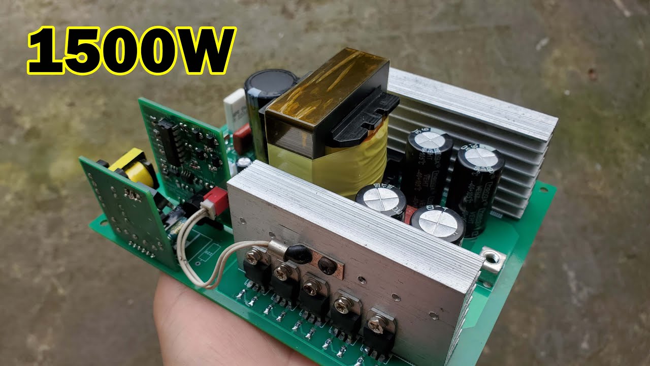 Make 12V to 360V 1500W JLCPCB YouTube
