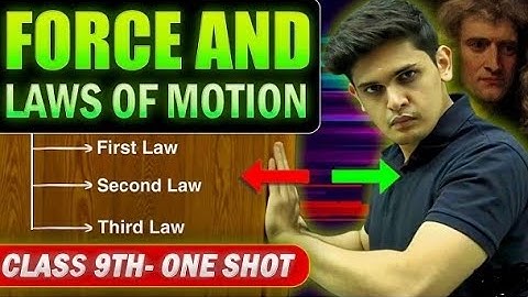 Force and Laws of Motion Complete Chapter🔥l CLASS 9th Science NCERT covered l Prashant Kirad  Bhaiya