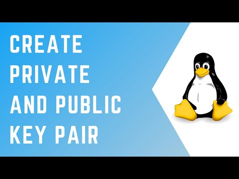 How to create a Private and Public key pair | Tutorial | Terminal