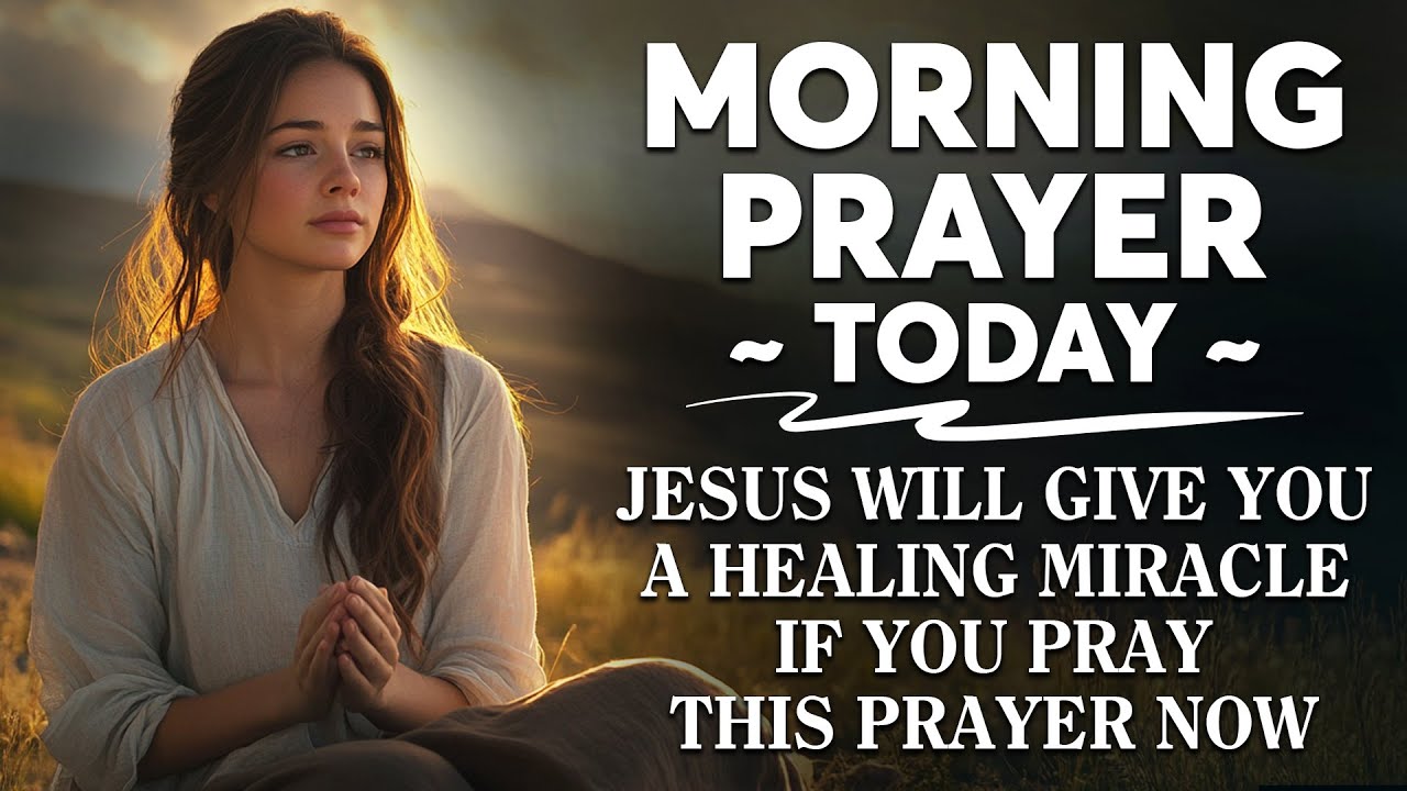 MORNING PRAYER TODAY 🙏 Jesus Will Give You A Healing Miracle If You ...