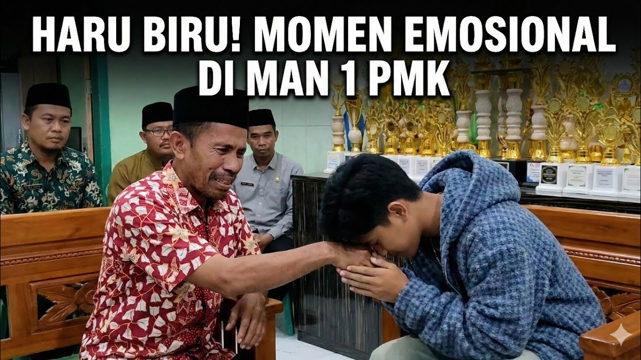 Air Mata Wali Kelas Tumpah! Momen Valen Cium Tangan Guru Saat Ambil Ijazah Bikin Satu Sekolah Haru