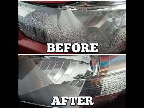 HOW TO EASILY REMOVE HEADLIGHT MOISTURE