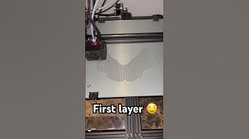 3D printing First layer. #asmr #satisfyingvideo #3dprinting #howto3dprint #creality