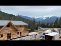 Pouring concrete over root cellar and greenhouse- Montana Homestead Part 12