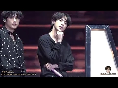 FULL❤JIN FOCUS❤ BTS 'Dimple' Special Stage 2020 GDA