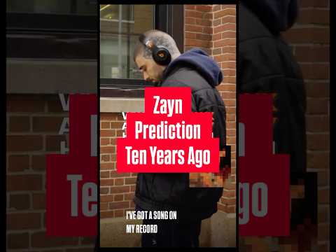 Zayn Malik Predicted 10 Years Ago!