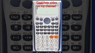 Cartesian coordinate to polar using calculator #calculator #skills #tricks #viralvideo