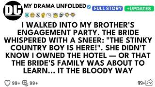 They Mocked Me At My Brother’s Engagement — Then I Revealed I Own The Hotel They Stand In And...