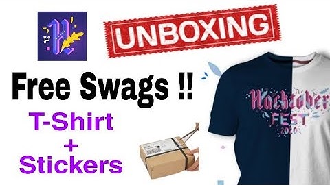 Hacktoberfest Limited Edition T-shirt Swags Unboxing | Hacktoberfest Swags | Hacktoberfest 2020
