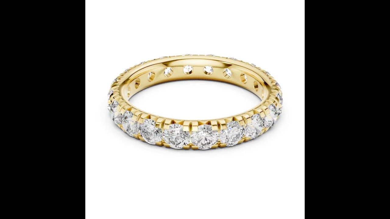 Round Diamond Micro U-Cut Band