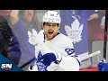 Maple Leafs' William Nylander Buries Breakaway Goal In Opening Minute Vs. Flames