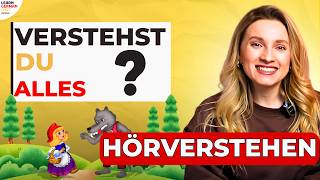 Hörverstehen testen 🇩🇪 - Wortschatz verbessern - Learn German Fast