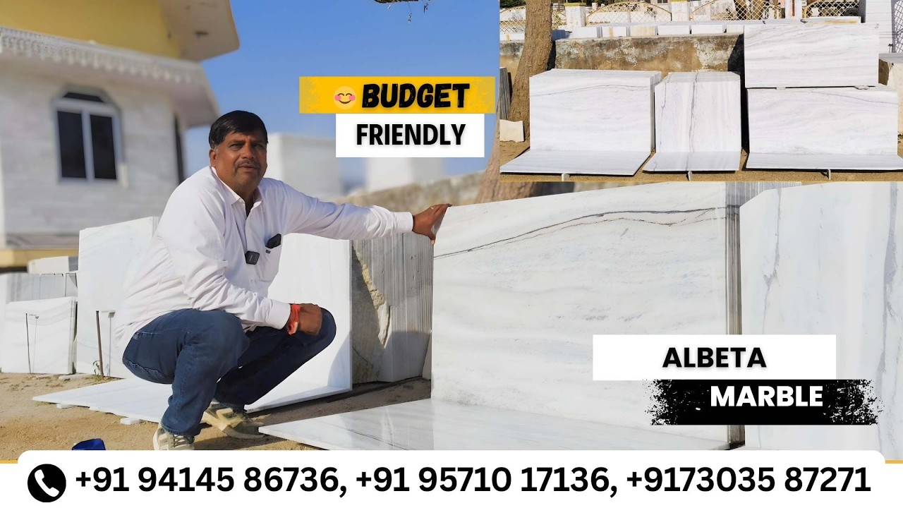 Makrana Albeta Marble Price 2025 | Best Budget White Marble for Home | Makrana Marble Price