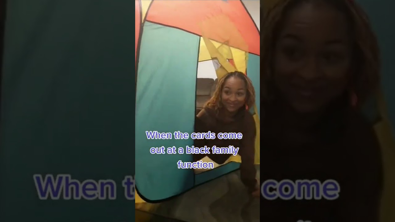 WHEN THE CARDS COME OUT AT A BLACK FAMILY FUNCTION! 😆