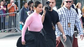 Selena gomez makes a statement in lovely pink and black ensemble for
the 'dolittle' premiere at regency village theatre westwood. looks
incredible...