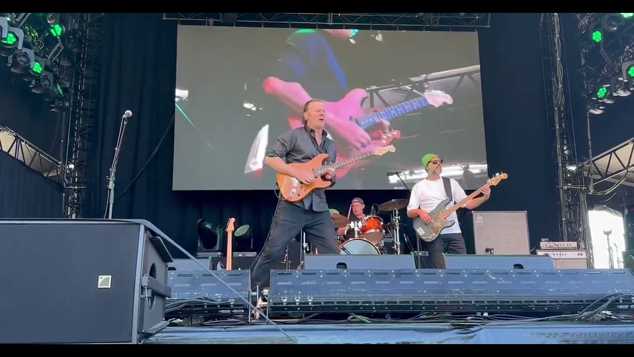 Simon Kinny-Lewis Band performing " Further On Up The Road " at Blues On Broadbeach 2023