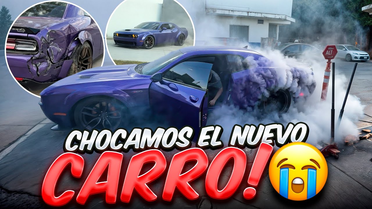 LLANTAS NUEVAS AL HELLCAT Y TERMINO EN DESGRACIA LE DI EN SU MADR3😭💥