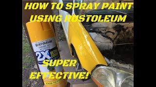 Rust-oleum 2X yellow