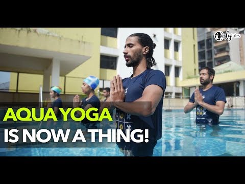 Make The Swimming Pool Your Yoga Mat With Aqua Yoga | CurlyTales