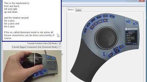 3D Mouse SpaceController - Functional Principle