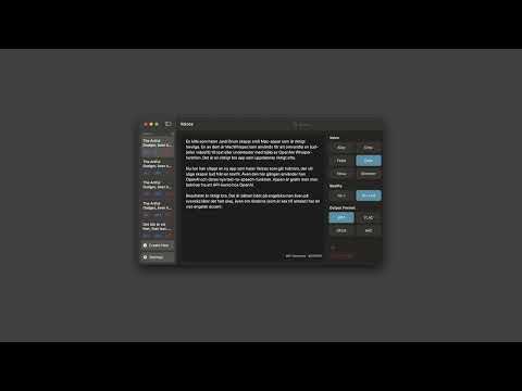 Video till Mac-app fixar enkelt text-to-speech