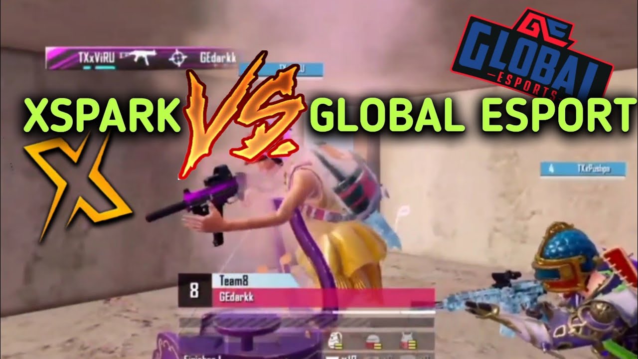 😱Xspark vs Global esport 🇮🇳bgmi scrims highlights 