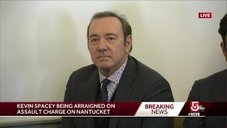 Kevin Spacey appears in court on sexual assault charge