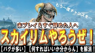 スカイリム  2021年【未プレイ＆すぐ辞めちゃった勢】を救いたい‼