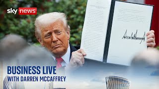 Trump sparks global trade war after tariffs announcement | Business Live with Darren McCaffrey