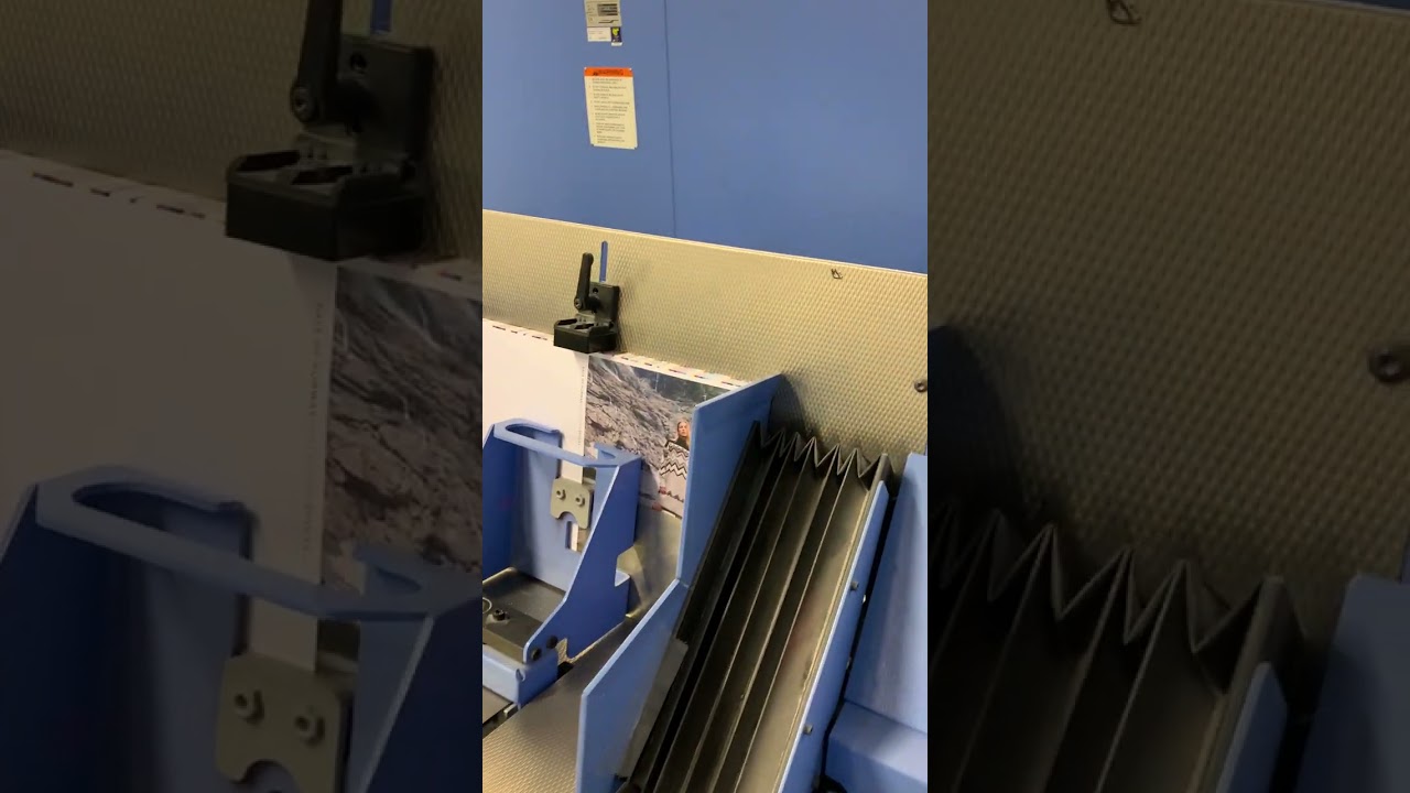 Muller Martini Pantera perfect binding line  from 2015 in production