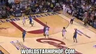 Moe Williams "Attacks" Dwight Howard Cleveland Cavaliers Vs. Orlando Magic!
