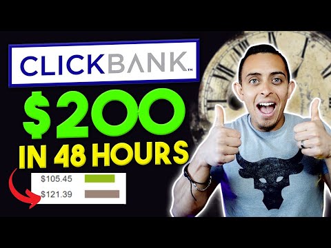 Earn Your First $200 Commission W/ Affiliate Marketing in 48 Hours & Clickbank For Beginners In 2021