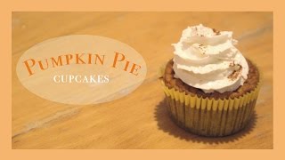 Easy Pumpkin Pie Cupcakes! | Baking with Paola