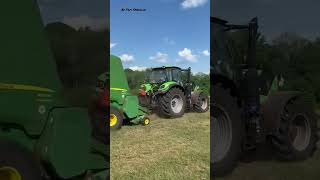 Deutz-Fahr 6175 Agrotron Takes A High Crop To Its Limits Crazy Speed And Sound