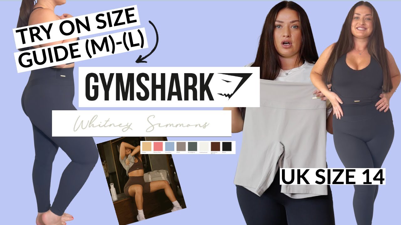 Gymshark x Whitney Simmons Size Guide Try On (L)