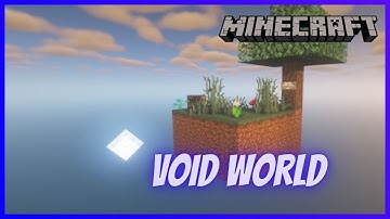 How To Make A Void World In Minecraft Bedrock | Updated