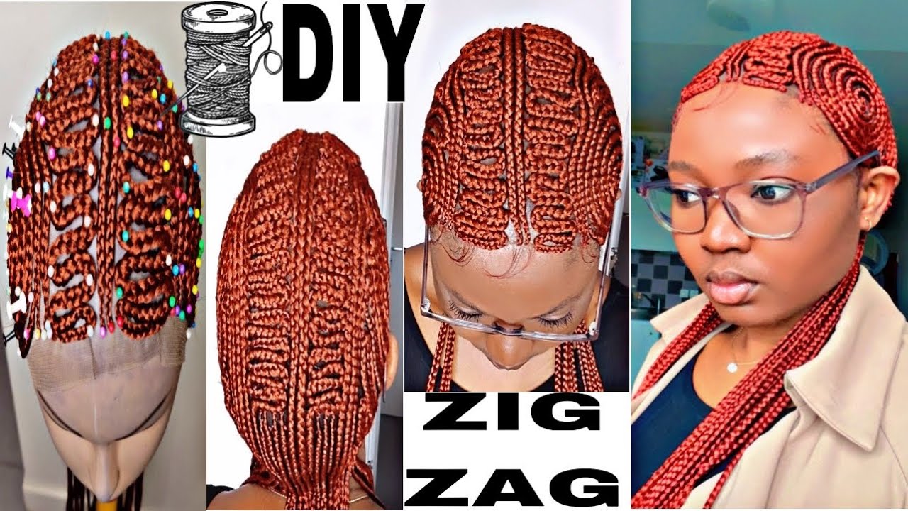 DIY: DES TRESSES EN ZIG ZAG TRES BIEN DÉTAILLÉE#chance-braidme - YouTube
