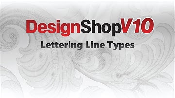 DesignShop V10 ~ Lettering Line Types