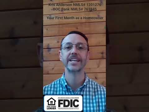 Your First Month as a Homeowner