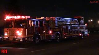 LAFD & LACo.FD Structure Fire Response
