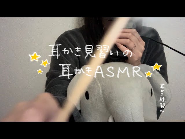 【ASMR】耳かき見習いの練習に付き合ってください🔰【TASCAM DR-07X】