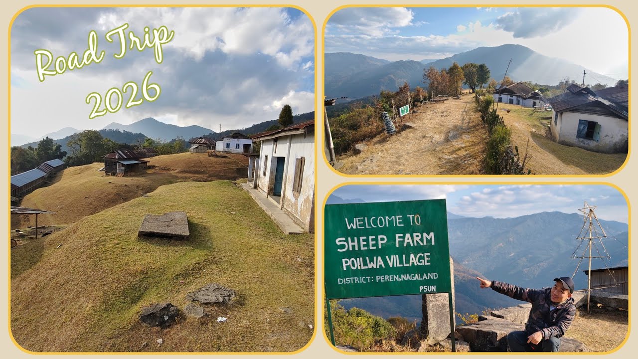 Peaceful Hills & Village Life | Road Trip to Poilwa Sheep Farm