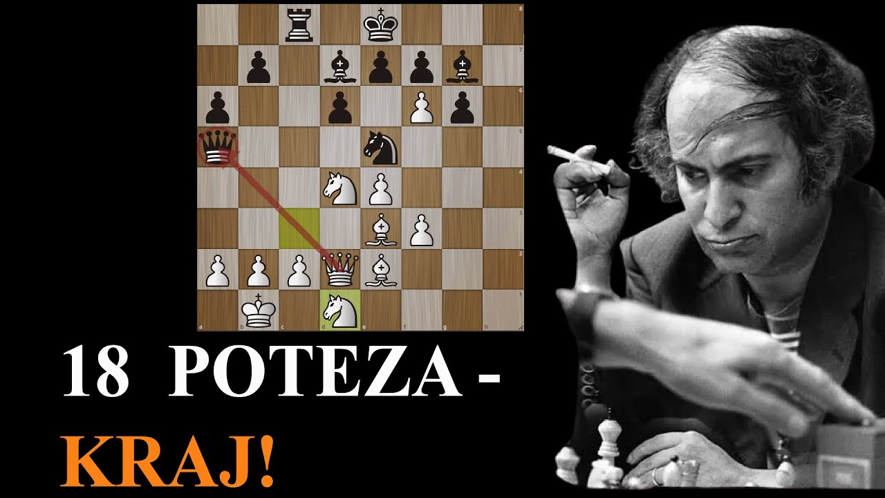 TALJ uništio protivnika u samo 18 poteza! #svetsaha #šah
