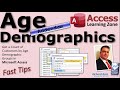 Age Demographics in Microsoft Access Using the Switch Function - TechHelp Addendum