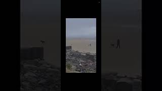 Burry Port , Pembrey Public ,Marina , Beach , Dangerous Asbestos Removal By County Council