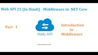 Web API 25 (In hindi) - Introduction to Middleware in .NET Core | Sukhraj | @SukhrajMohammad