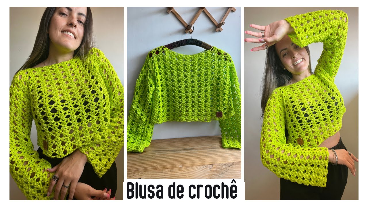 Легкая кофточка крючком @HandmadebyMih