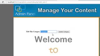 59 E Commerce website in PHP & MySQL in Urdu Hindi part 61 Admin Panel edit delete categories